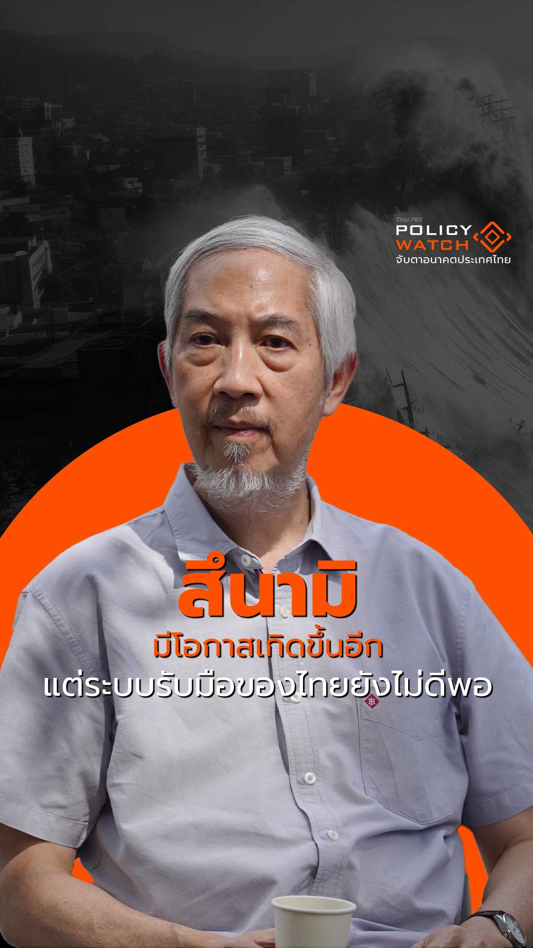สึนามิมีโอกาสเกิดอีก แต่ระบบรับมือของไทยยังไม่ดีพอ