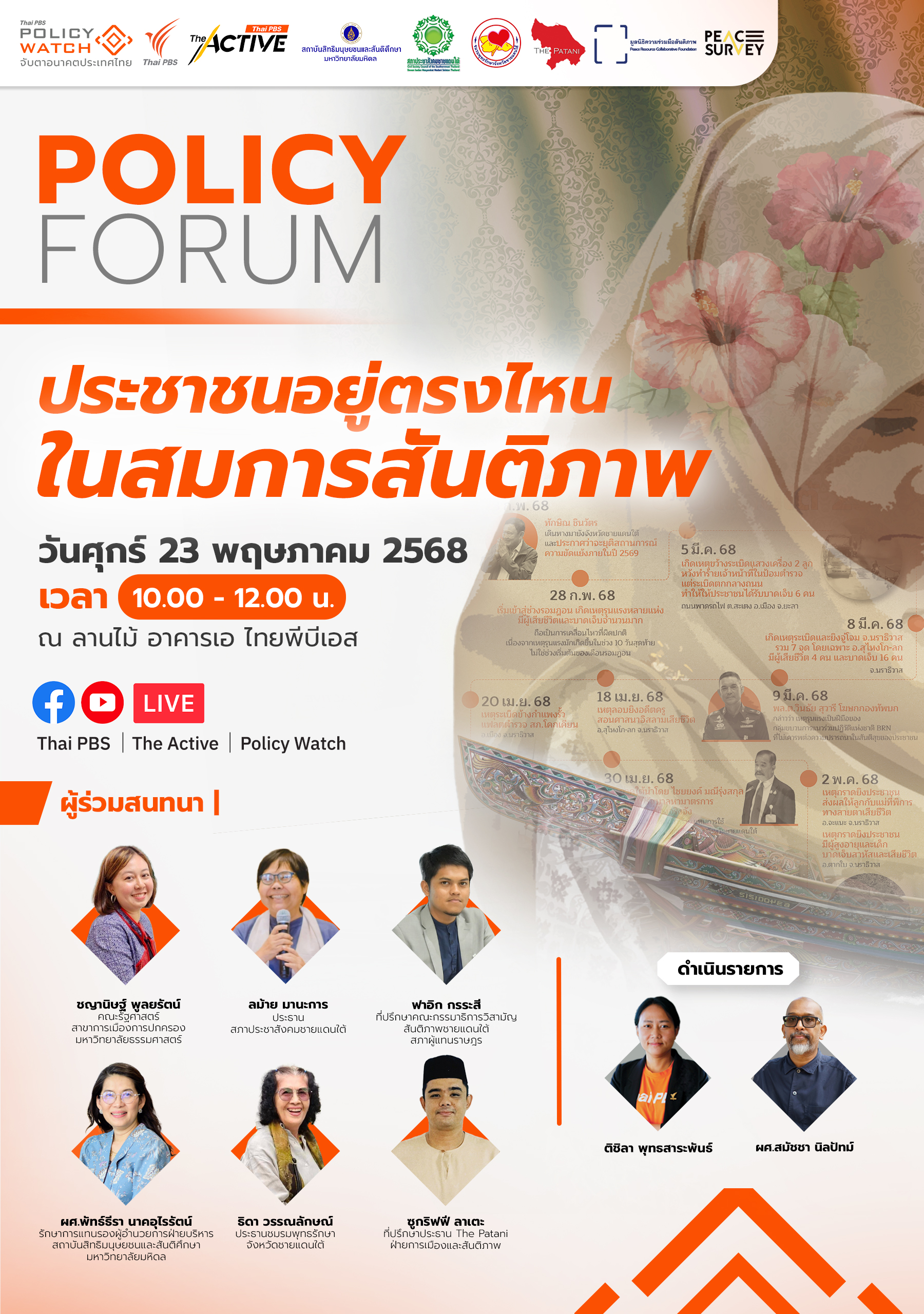 ประชาชนอยู่ตรงไหนในสมการสันติภาพ